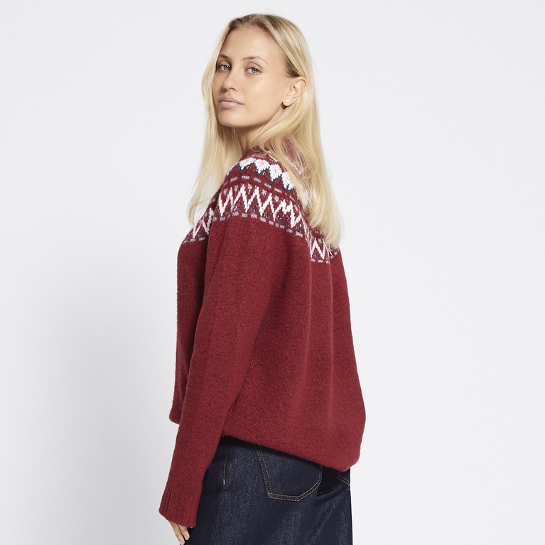 Pattern knit sweater "Britta"